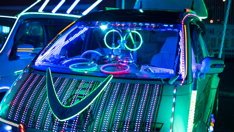 Illustration for article titled Japan's Halloween Car Party Is Out Of This World